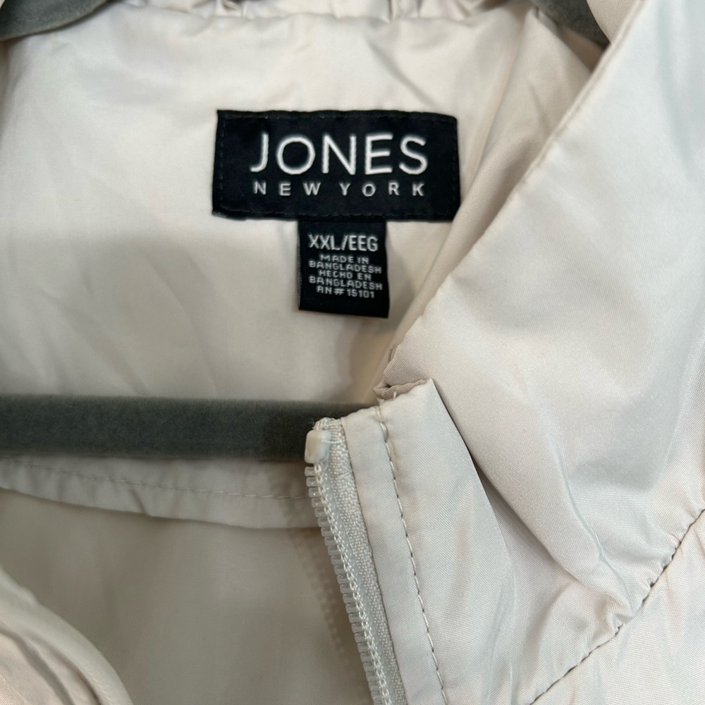 Jones New York Cream Jacket XXL